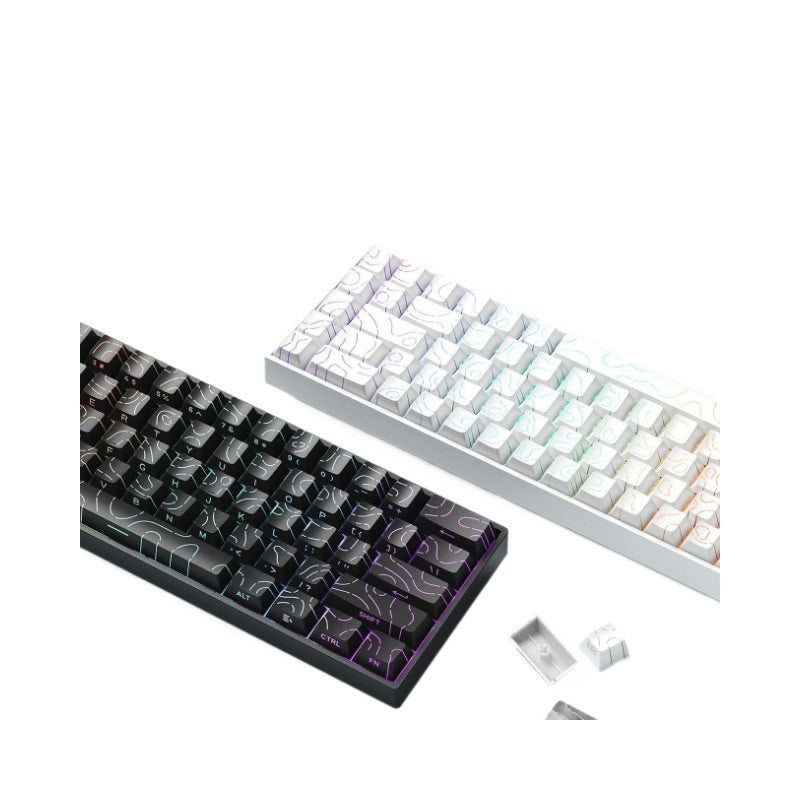 RGB Wired Tea-switch Portable Office Computer Keyboard For Gaming