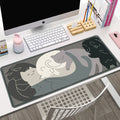 Oversized Cat Gaming Electronic Sports Mouse Pad Simple Non-slip Keyboard Table Mat