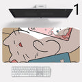 Large Stylish Overlock Rubber Laptop Mouse Pad