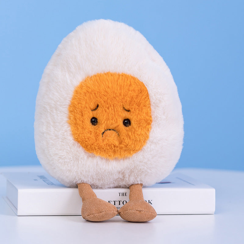 Cute Boiled Egg Plush Toy