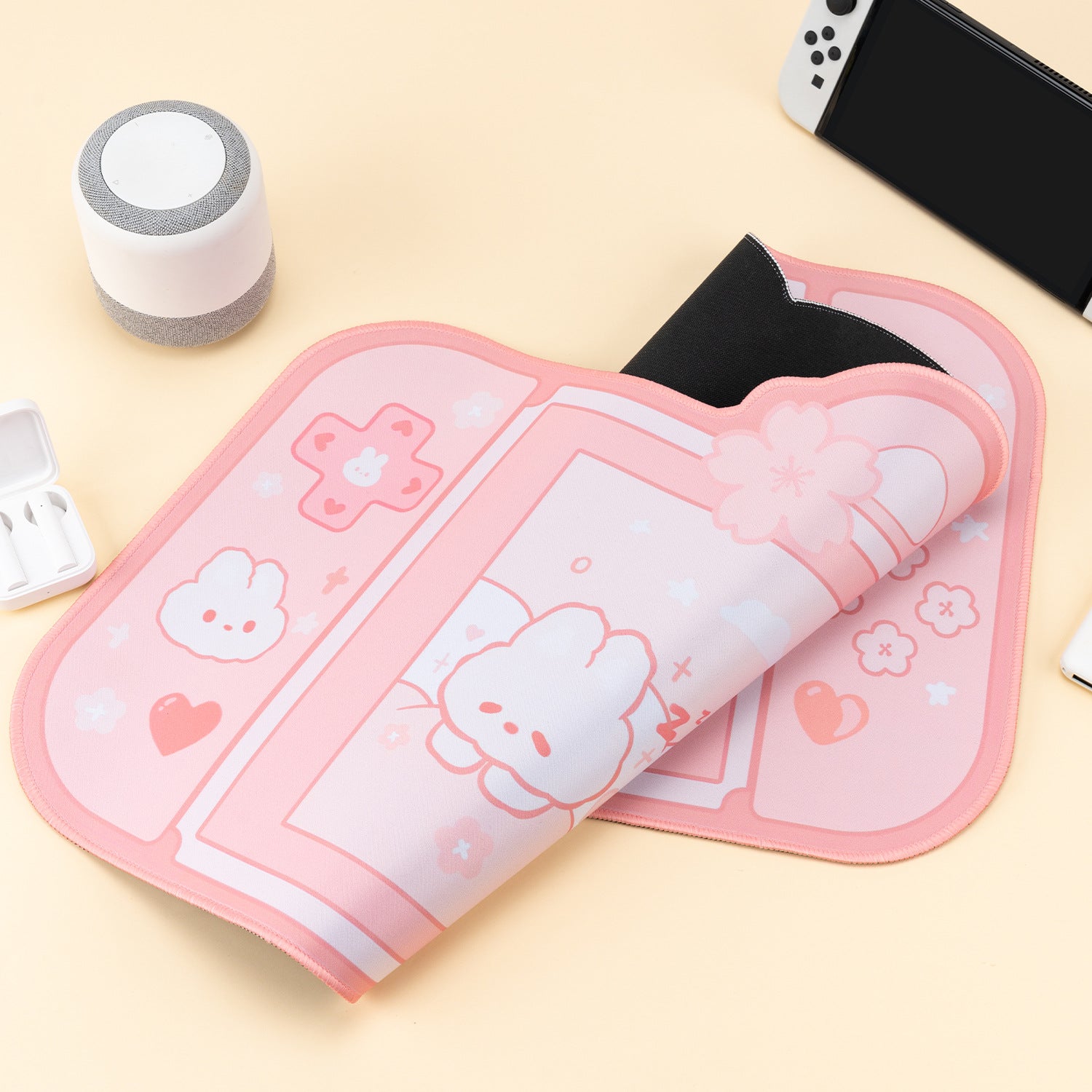 Cute Rabbit Large Thickened Non-Slip Gaming Mouse Pad
