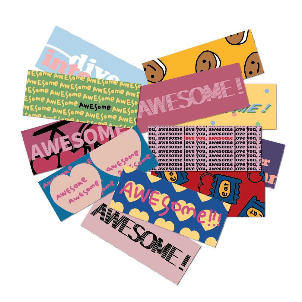 Love Cute Notebook Hand Account Sticker