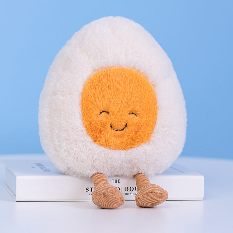 Cute Boiled Egg Plush Toy