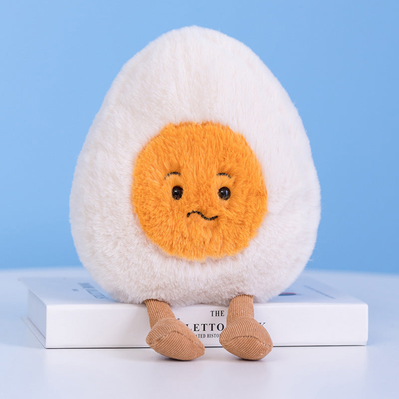 Cute Boiled Egg Plush Toy