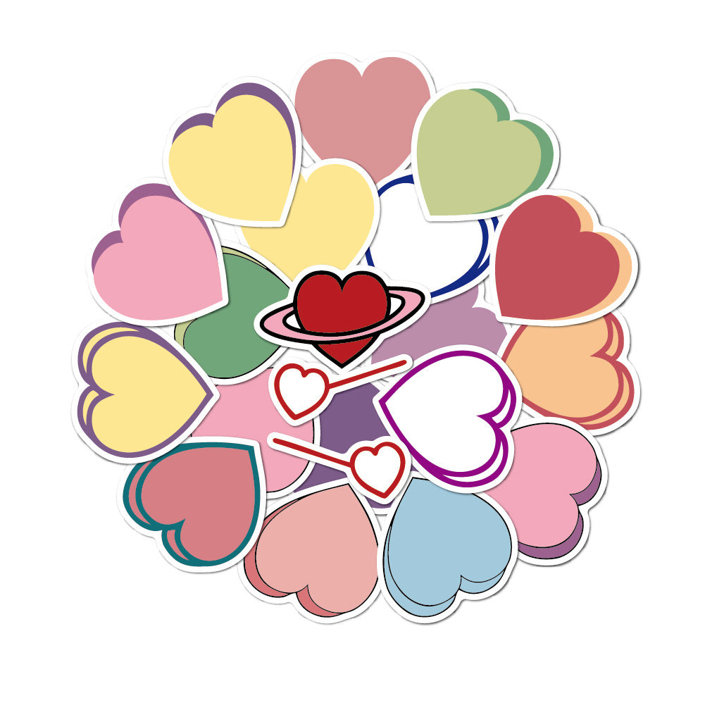 Love Cute Notebook Hand Account Sticker