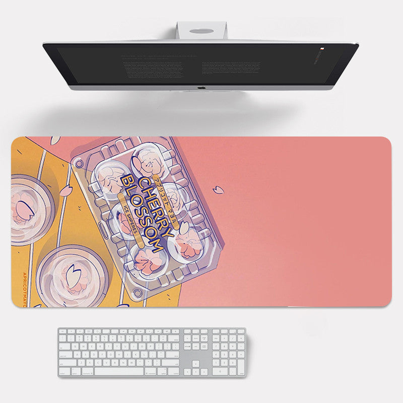 Stylish Rubber Lock Edge Mouse Pad For Laptop Desktop