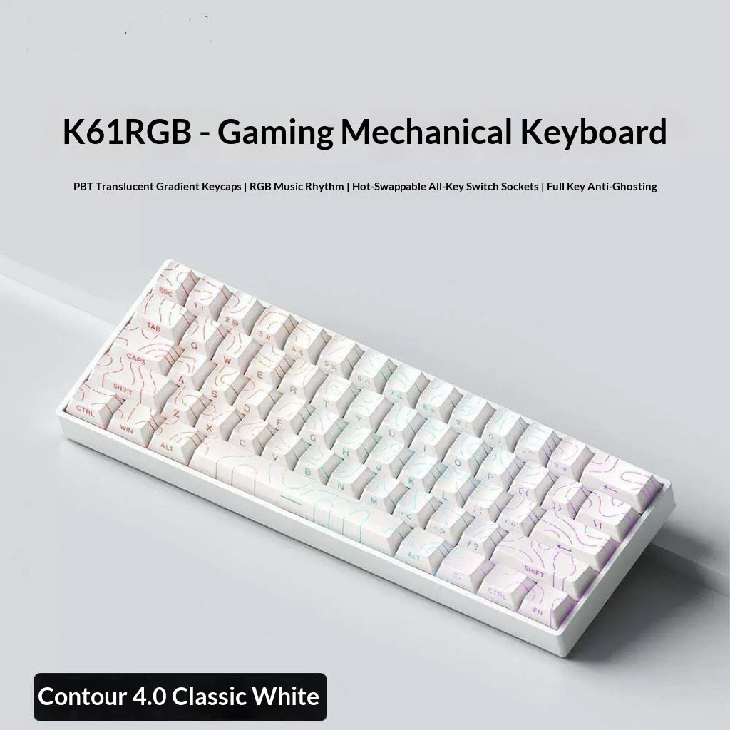 RGB Wired Tea-switch Portable Office Computer Keyboard For Gaming