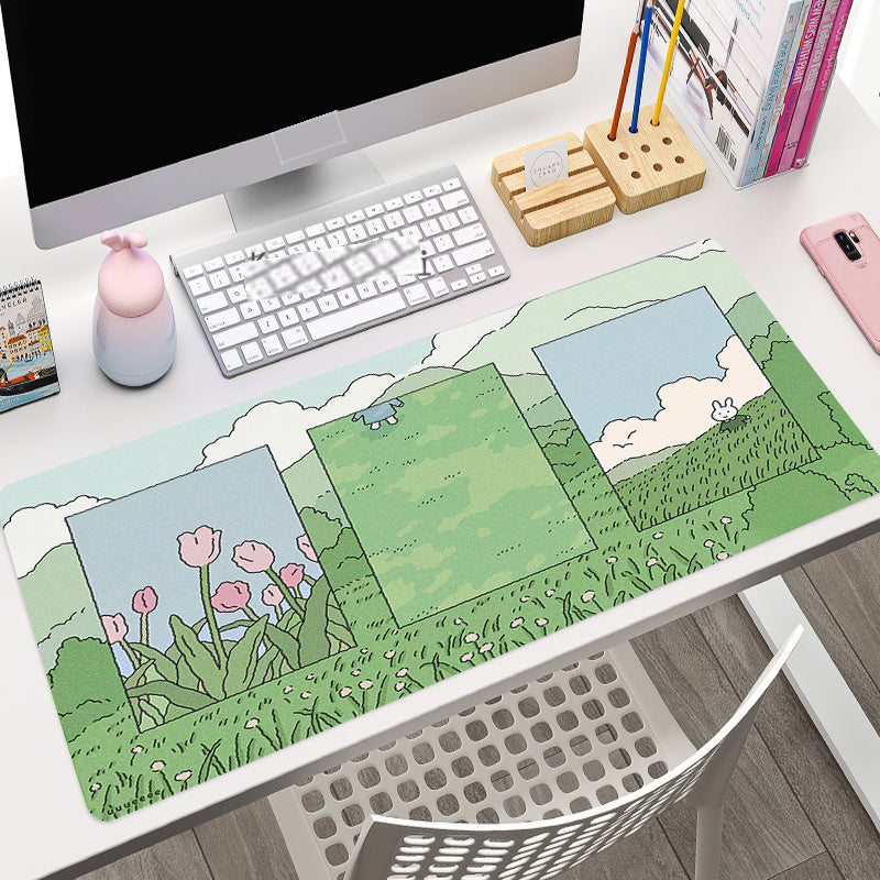 Single Sided Creative Printed Rubber Mouse Pad